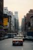 Taxi Cab, cars, buildings, Manhattan