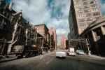 cars, buildings, Manhattan