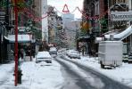 buildings, winter, wintertime, snow, Cars, automobile, vehicles, CNYV02P15_03.1734