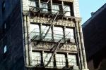building detail, fire-escape, stairs, windows, Manhattan, 25 November 1989, CNYV03P02_10