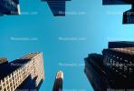 skyscrapers, buildings, looking-up, Manhattan, CNYV03P05_03.1735