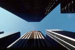 looking-up, buildings, Midtown Manhattan, 27 November 1989, CNYV03P06_02