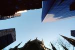 looking-up, buildings, Midtown Manhattan, 27 November 1989, CNYV03P08_05