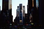 Times Square Buildings, Crosswalk, 27 November 1989