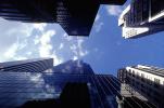 looking-up, buildings, Midtown Manhattan, 29 November 1989, CNYV03P11_03