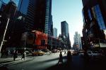 Times Square, Buildings, Canyons of Manhattan, 30 November 1989, CNYV03P15_07