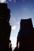Buildings, Canyons of Manhattan, looking up, 30 November 1989, CNYV04P01_07