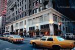 Yellow Cab Taxi, Manhattan, cars, buildings, automobile, vehicles, 30 November 1989
