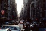 Cars, traffic, Buildings, Canyons of Manhattan, automobile, vehicles, 30 November 1989