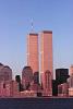 World Trade Center, Cityscape, Skyline, Sunset, Sunclipse, 1 December 1989