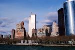 WTC, Battery Park, autumn, winter, docks, Cityscape, Skyline, Buildings, Skyscraper, Downtown Manhattan, Outdoors, Outside, Exterior, 3 December 1989, CNYV04P08_07