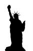 Statue Of Liberty silhouette, logo, shape, CNYV04P13_17M