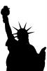 Statue Of Liberty silhouette, logo, shape, CNYV04P14_01M