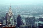 Cityscape, skyline, skyscrapers, buildings, bridge, East River, East-River, 7 June 1990