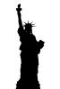 Statue Of Liberty silhouette, logo, shape