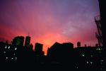 Cityscape, buildings, sunset, sunclipse, WTC, skyline, Manhattan