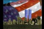 World Trade Center with a flag, CNYV05P05_08