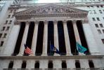 NYSE, New York Stock Exchange, building, landmark, downtown Manhattan, CNYV05P08_10.1735