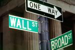 Wall Street, one way, downtown Manhattan, CNYV05P09_01