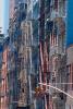 building detail, firestairs, fire escape stairs, Manhattan, CNYV05P11_11.0897