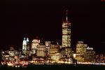 Cityscape, Skyline, Skyscrapers, night, nighttime, Manhattan, CNYV06P02_09