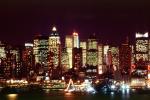 Dock, Ships, Boats, pier, Cityscape, Skyline, Skyscrapers, night, nighttime, Manhattan, CNYV06P02_10