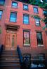 steps, door, windows, entrance, Brownstone, homes, houses, residential buildings, Manhattan, CNYV06P06_10.1735