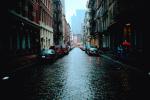 Cobblestone, rain, rainy, autumn, Cityscape, buildings, cars, umbrella, CNYV06P07_14.0897