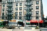Fire Escape, shops, stores, Buildings, Cityscape, Manhattan, CNYV07P01_15