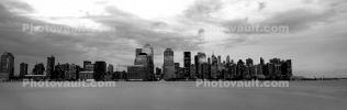 Skyline, cityscape, buildings, Manhattan, panorama, CNYV07P13_09BW