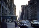 Cadillac, automobile, vehicle, Cars, vehicles, Empire State Building, New York City, 1950s, CNYV07P15_17
