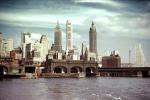 Docks, Piers, Ferry landing, Downtown Manhattan, March 1953, 1950s, CNYV08P06_17