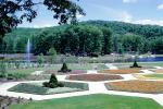 Water Fountain, aquatics, Lake, Trees, Gardens, Sterling Forest State Park