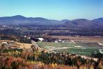 Baseball Field, Mountains, Forest, woodlands, river, Lake Placid, CNZV01P10_19