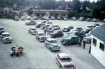 Harriet's Lunch, Parked Cars, automobile, vehicles, 1950s