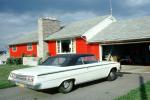 1962 Chevy Impala, Chevrolet, Car, Driveway, Garage, Chimney, 1960s, CNZV02P02_15