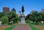 Statue of George Washington, Boston Public Garden, Sights, Landmark, Monuments, COBV01P07_13