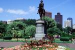 Statue of George Washington, Boston Public Garden, Sights, Landmark, Monuments, COBV01P07_16