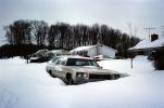 Station Wagon, car, snowed in, Snow, Cold, Ice, automobile, vehicle, January 1979, 1970s