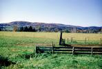 Fence, Field, Mountain, Fall Colors, Piermont, New Hampshire, autumn, 1951, COEV03P01_09