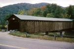 Scott Bridge, Longest single span covered bridge in the state, Vermont, COEV03P04_09