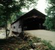 Town of Albany Covered Bridge, Swift River, White Mountains National Forest, New Hampshire, COEV03P05_03