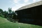Sawmill, Waterwheel, building, Shelburne, Vermont, COEV03P09_19