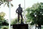 Little Havana, statue, landmark, soldier, rifle, 21 January 1995, COFV01P09_14