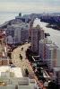 Hotels, art-deco buildings, Atlantic Ocean, sand, beach, 21 January 1995, COFV01P13_05B