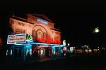 Neon Lights, night, nighttime, Strand Movie Theater, marquee, 22 January 1995, COFV02P06_09