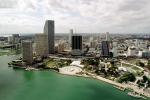 Port of Miami, Miami Harbor, Harbor, Skyline, Cityscape, buildings, harbor, COFV02P07_18