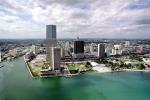 Port of Miami, Miami Harbor, Harbor, Skyline, Cityscape, buildings, harbor, COFV02P07_19