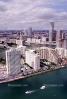 Seaport, Brickell Key, Miami River, Cityscape, Skyline, Buildings, COFV02P08_02B