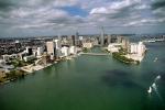 Seaport, Brickell Key, Miami River, Cityscape, Skyline, Buildings, COFV02P08_05